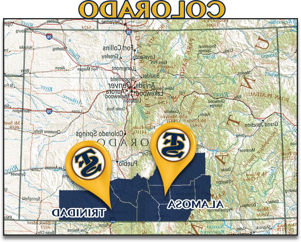 Colorado Map service area image